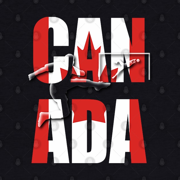 Canada Football by Boo Face Designs